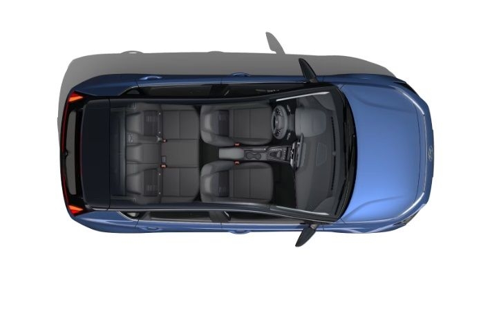 Hyundai bayon 2024 exterior shot06 top view normal