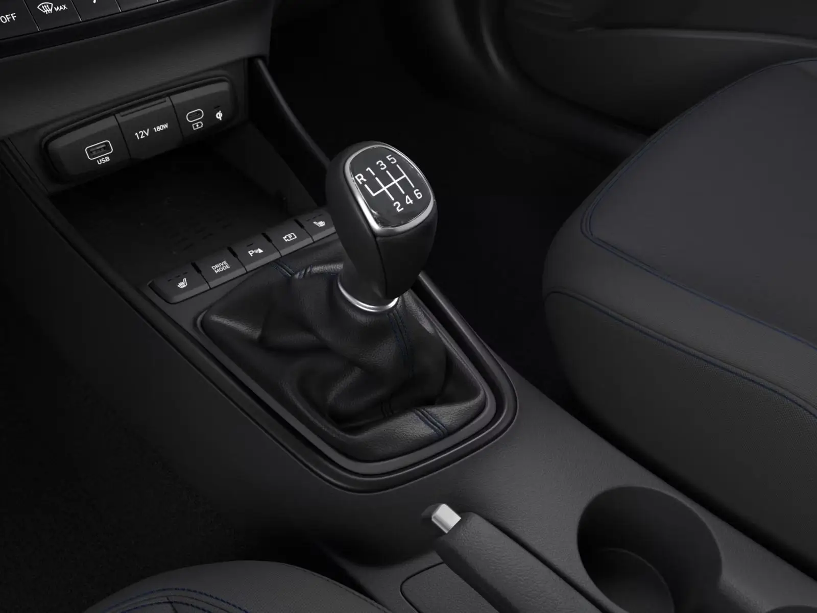 Hyundai bayon 2024 interior shot17 manual trasmiss